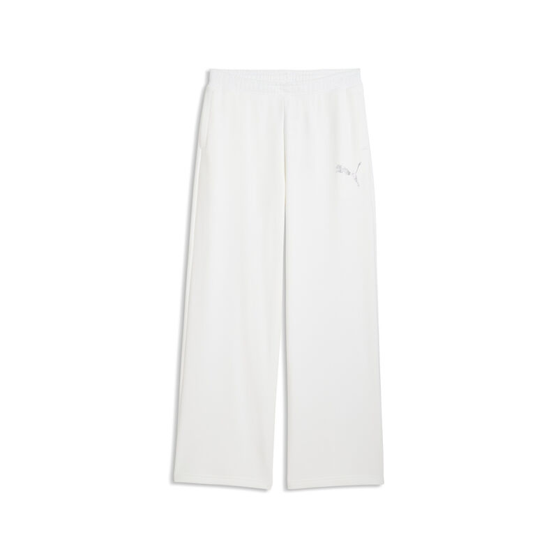 Ženska trenerka donji deo Puma Ess graphic leo luxe bedazzled slouchy pants tr