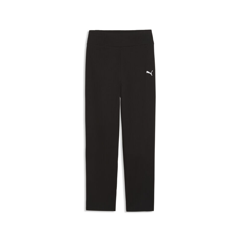 Dečija trenerka donji deo Puma Ess elevated high waist straight leg rib pants g