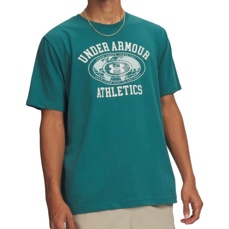 Muška majica Under Armour ua m 60/40s armor globe ss