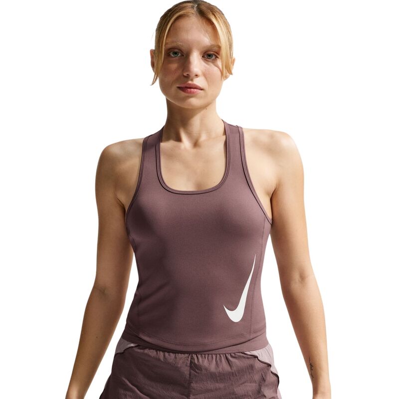 Ženska majica bez rukava Nike W nk tempo swoosh run df tank