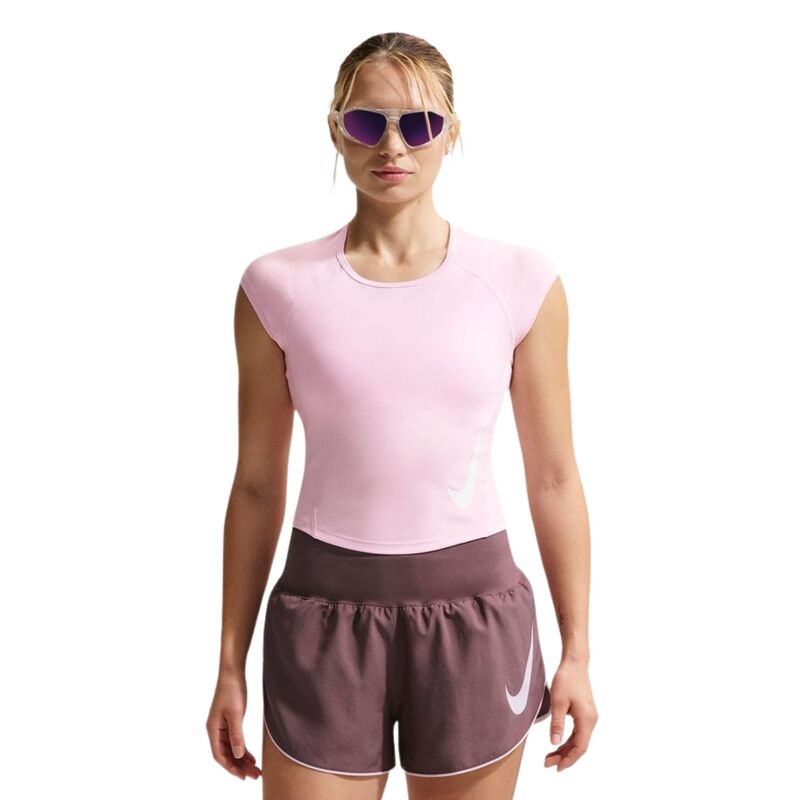 Ženska majica Nike W nk tempo swoosh run df ss