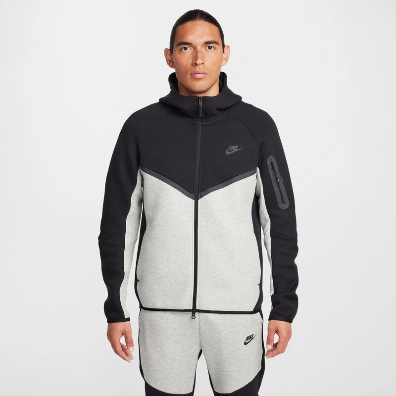 MUŠKI DUKS SA KAPULJAČOM I RAJSFEŠLUSOM NIKE M NK TCH FLC FZ WR HOODIE