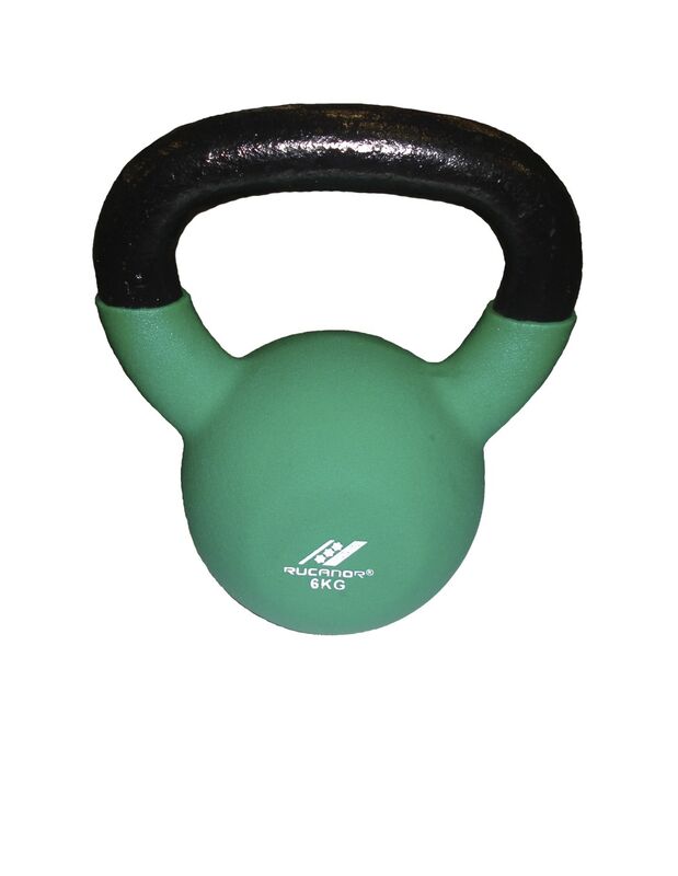 TEGOVI ZVONO NEOPRENE KETTLE BELL 6 KG GREEN
