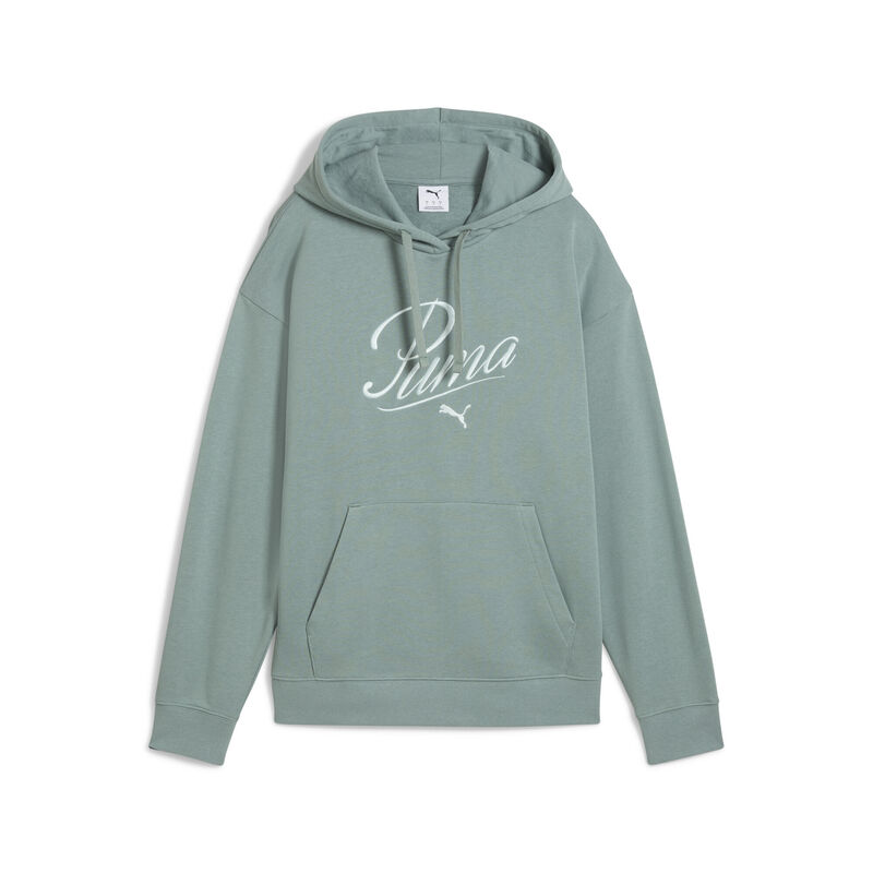 Ženski duks Puma Ess Script Comfort Hoodie Tr