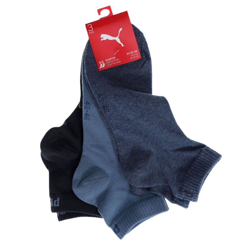 Unisex čarape Puma Unisex Quarter Plain 3P