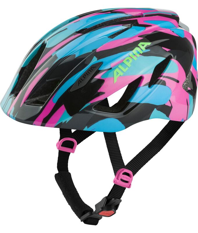 ALPINA Kaciga PICO FLASH neon blue pink 50/55