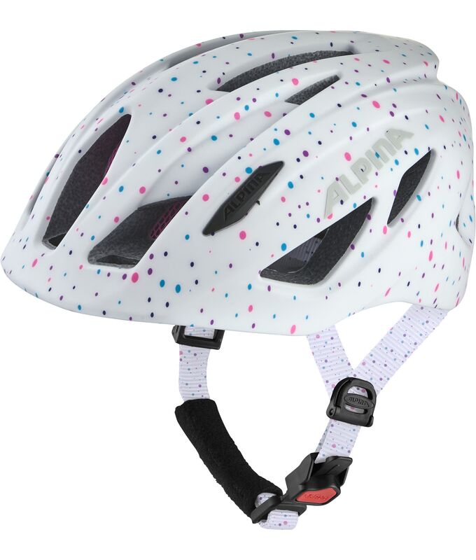 ALPINA Kaciga PICO FLASH white polka dots 50/55