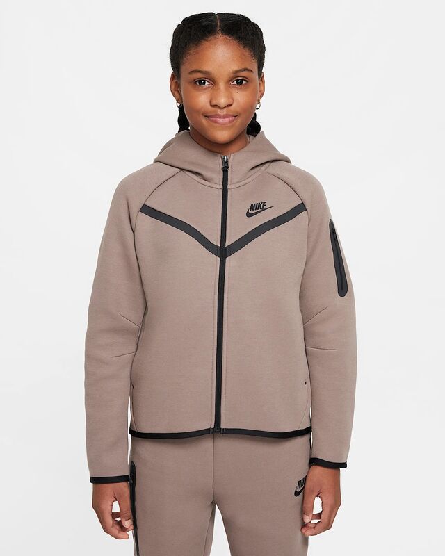 Dečiji duks NIKE G NSW TCH FLC HD FZ LS - PD