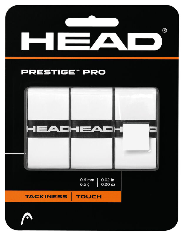 Grip za teniski reket HEAD PRESTIGE PRO OVERWRAP WHITE