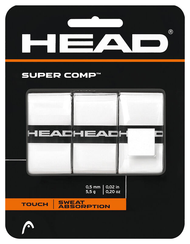 Grip za teniski reket HEAD SUPER COMP WHITE