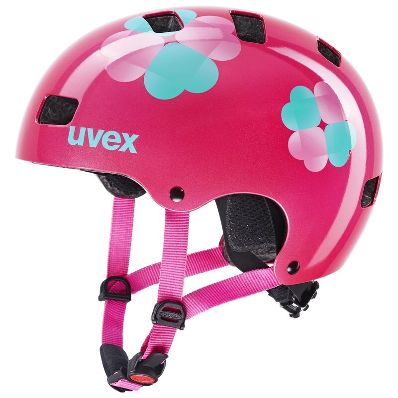 KACIGA UVEX KID 3 51-55 33 PINK FLOWER