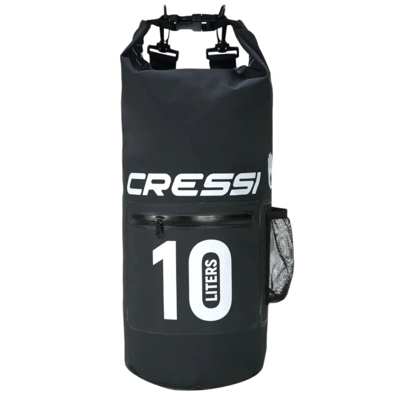 Unisex torba Cressi Sub dry bag black with zip 10 lt