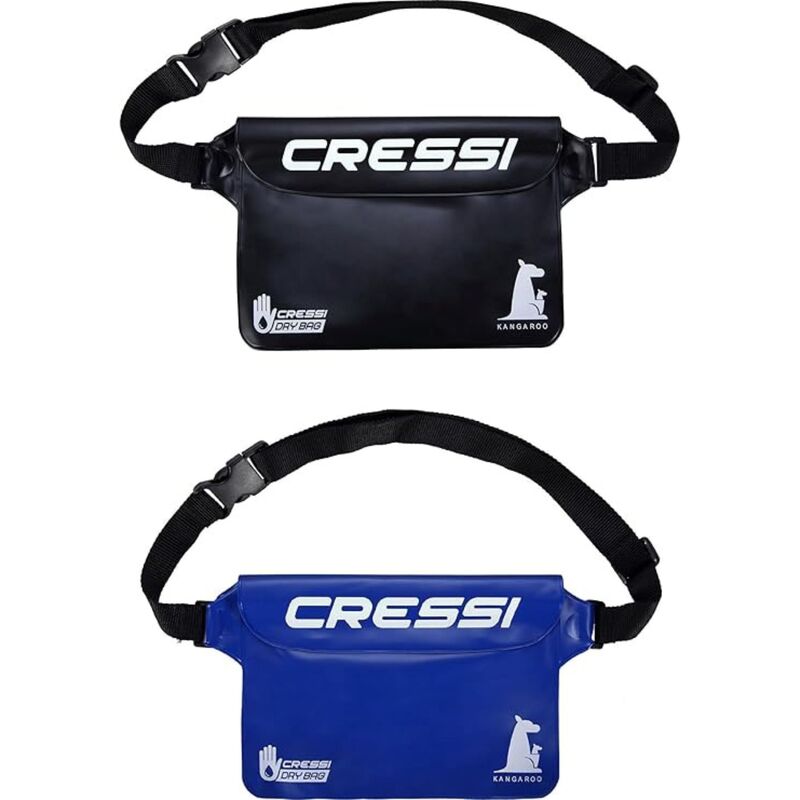 Torba Cressi Sub kangaroo dry pouch bundle black + blue