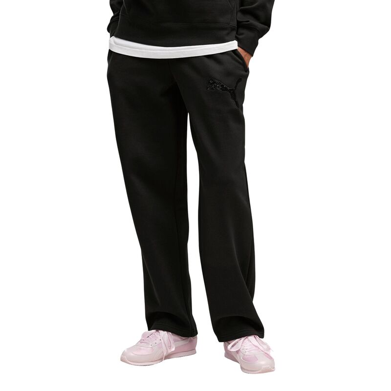 Ženska trenerka donji deo Puma Ess sequins comfort pants fl