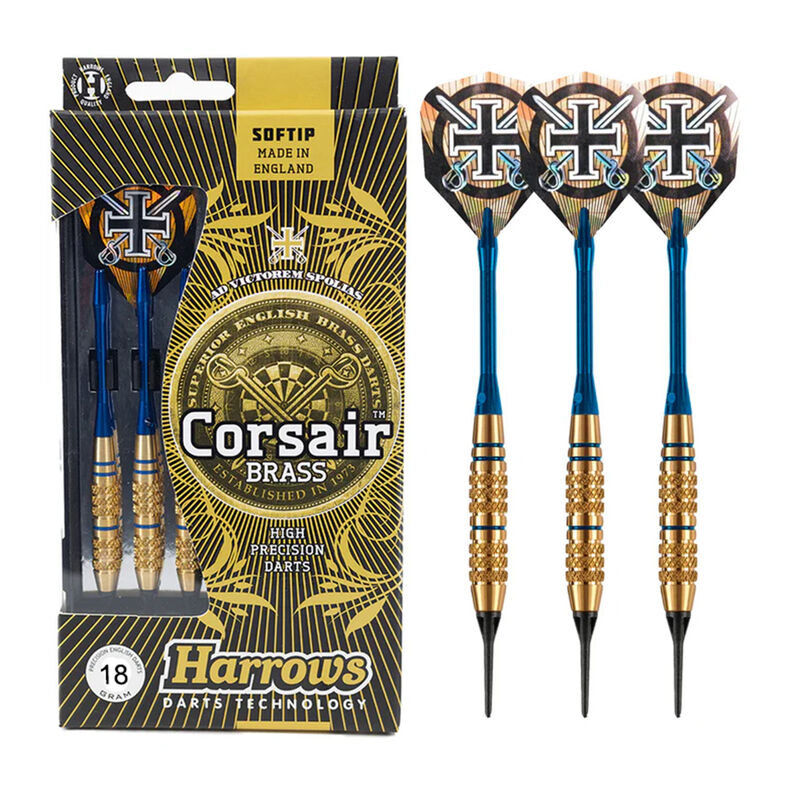 Pikado strelice HARROWS CORSAIR 18G BLUE SOFTDART