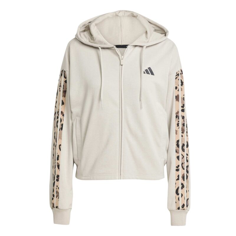 Ženski duks sa zipom i kapuljačom adidas w Aop ft fz0