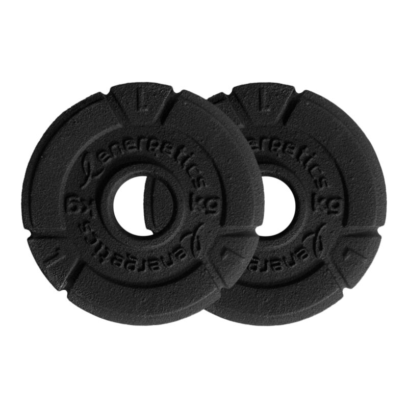 Tegovi za fitness Energetics Iron disc pair 2x2.5 black
