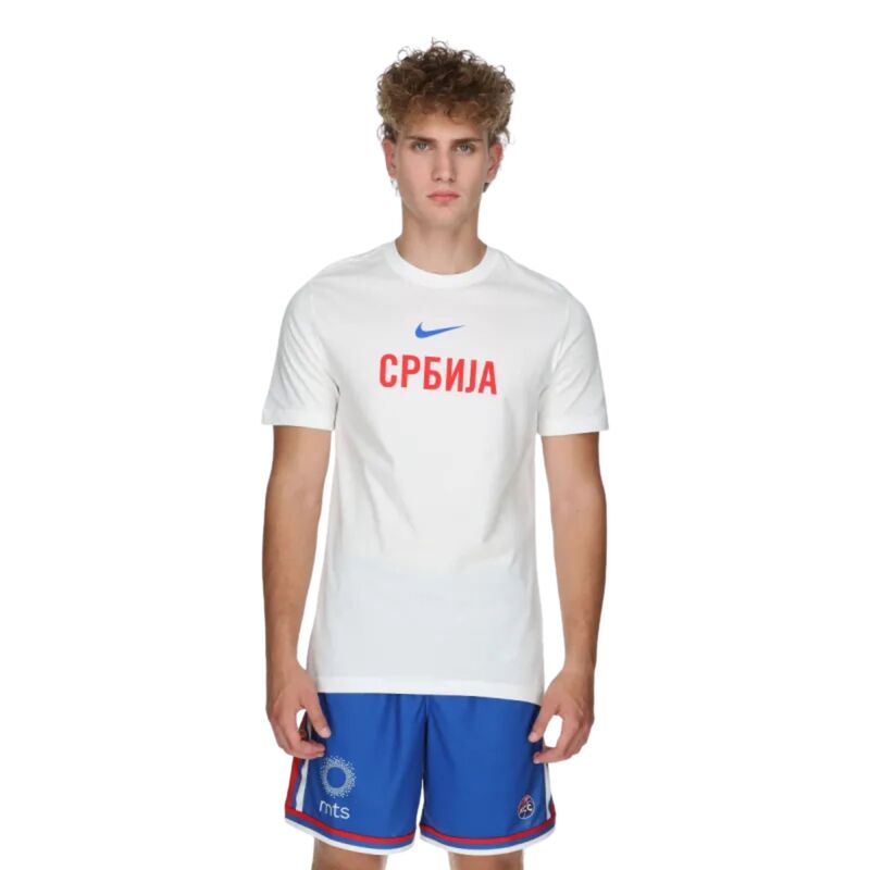 Muška majica Nike S m nk tm ss cotton tee-white