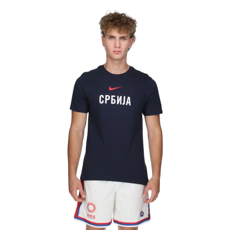 Muška majica Nike S m nk tm ss cotton tee-obsidian