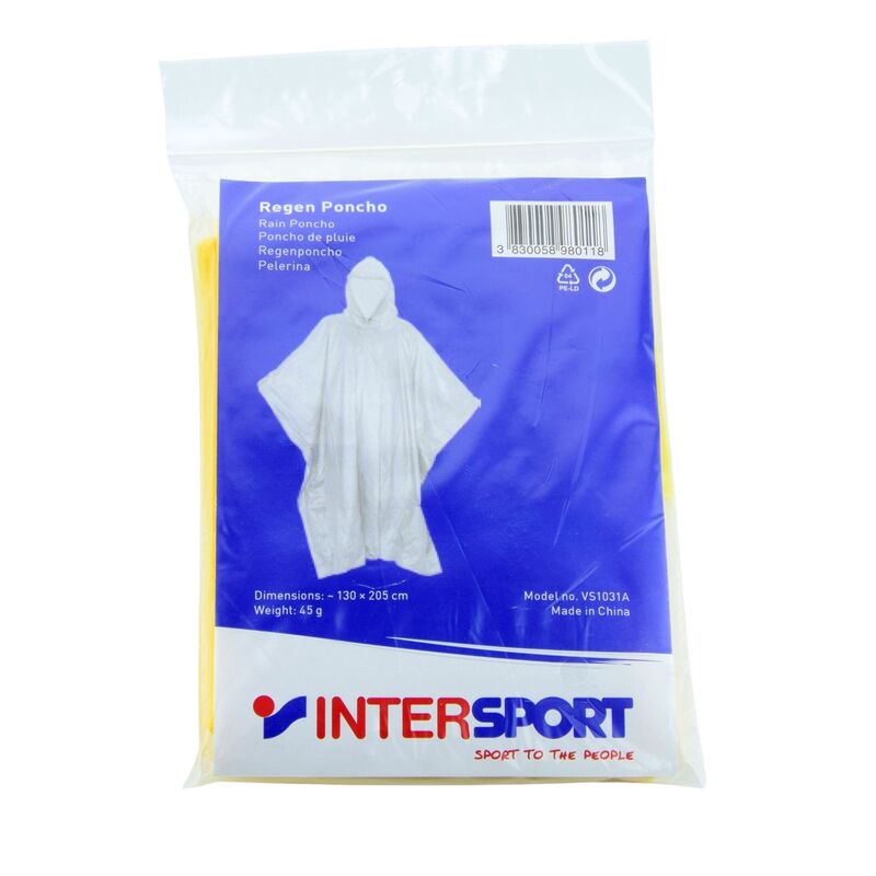 Unisex kabanica Intersport yellow
