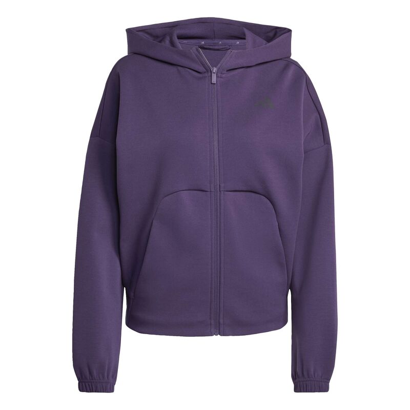 Ženski duks sa zipom i kapuljačom adidas W fi sl fz hd