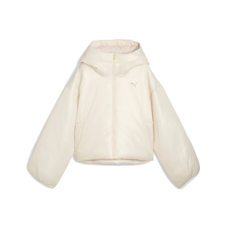 Ženska jakna Puma Wardrobe ess shiny hooded padded jacket