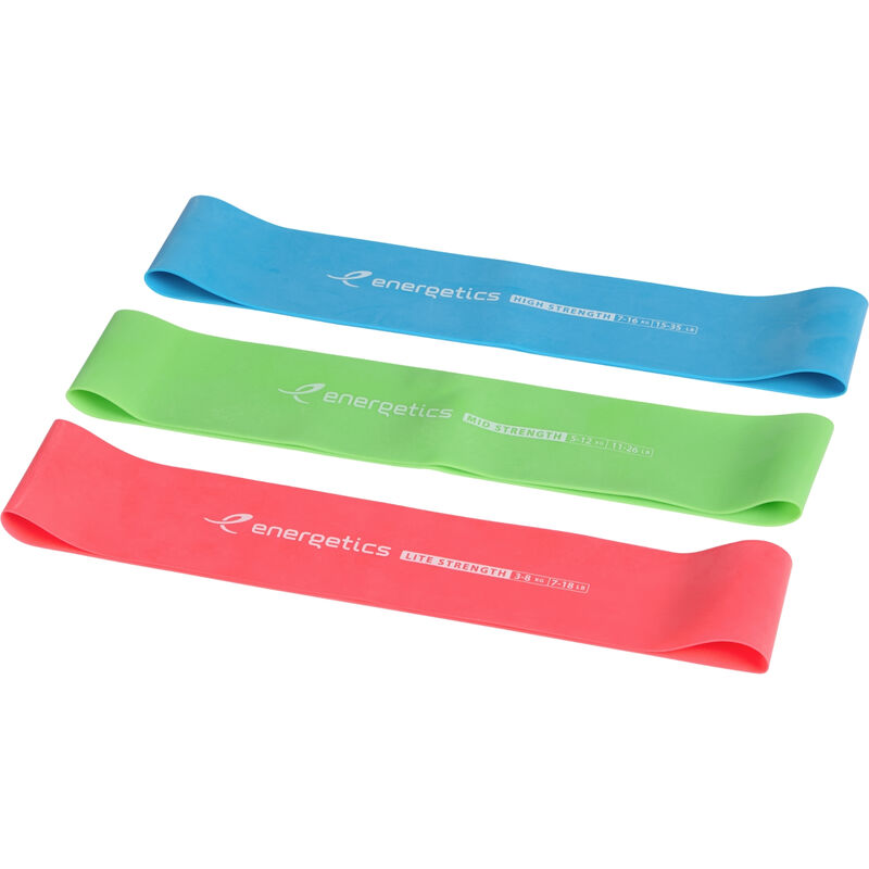 Traka za fitnes Energetics Mini bands set 1.0 red/green