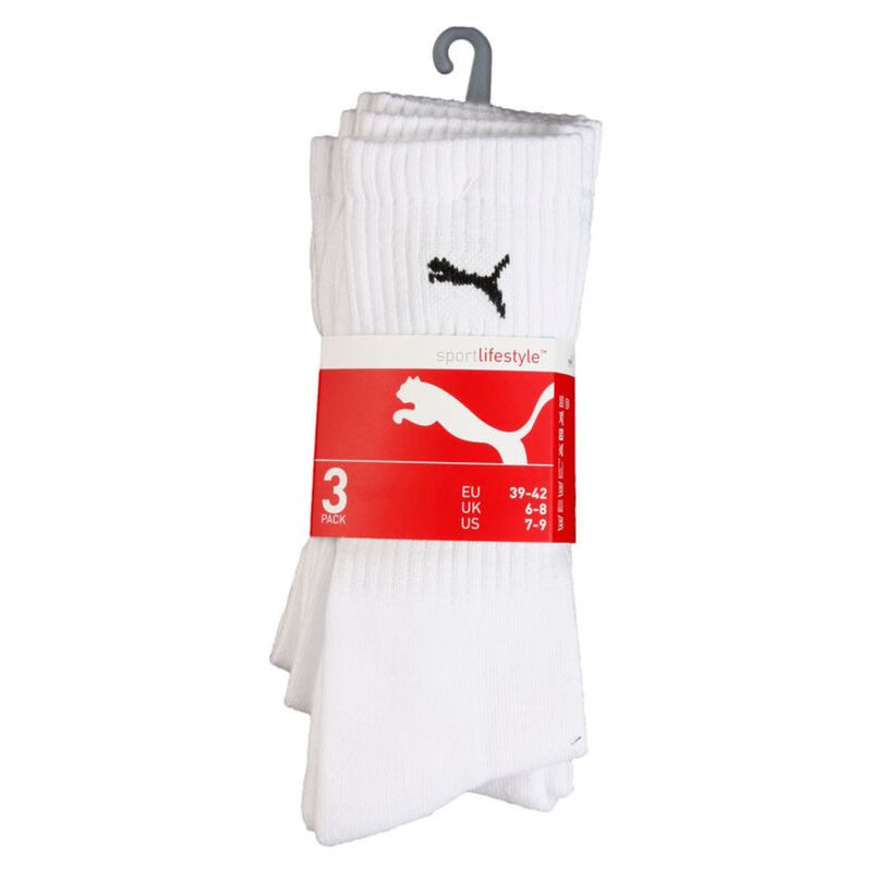 Unisex čarape Puma Sport 3-Pack White