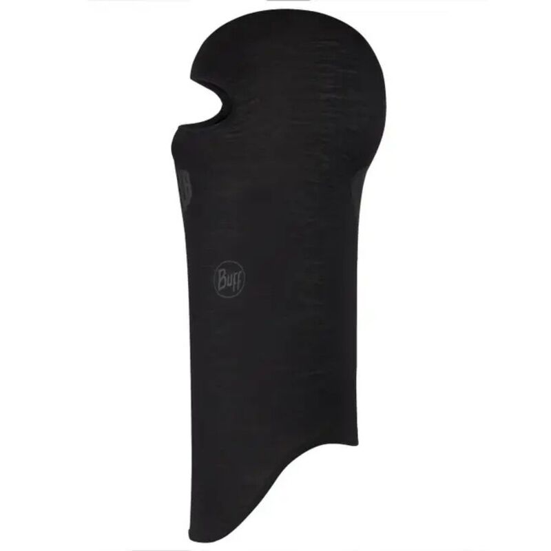 Unisex potkapa Buff Merino lightweight balaclava solid black