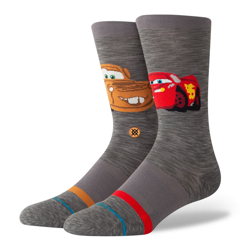 Unisex čarape Stance Kachow darkgrey l crew light