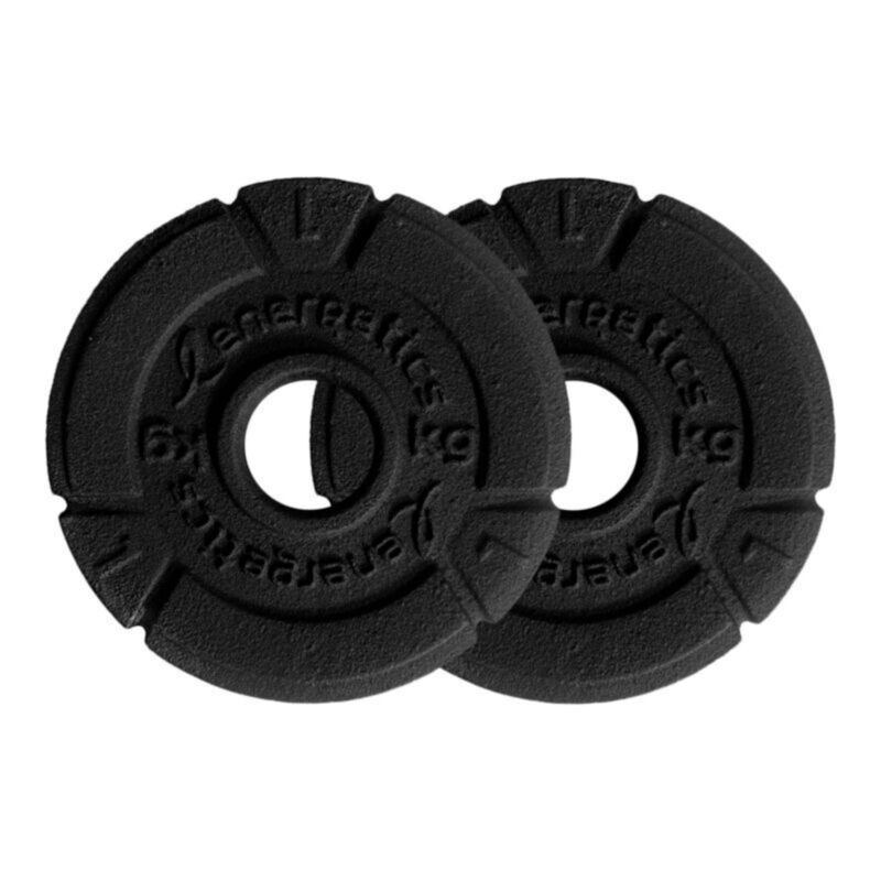 Tegovi za fitnes Energetics Iron disc pair 2x2.0 black
