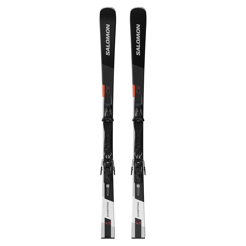 Komplet skija s vezovima Salomon Es/max x7 ti+m10 black/n