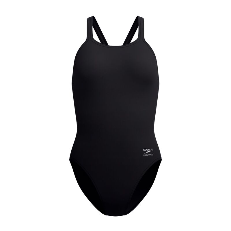 Ženski kupaći kostim Speedo Fl solid leaderback af black