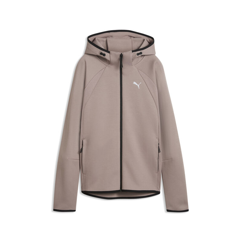 Ženski duks sa zipom i kapuljačom Puma Evostripe full-zip hoodie dk