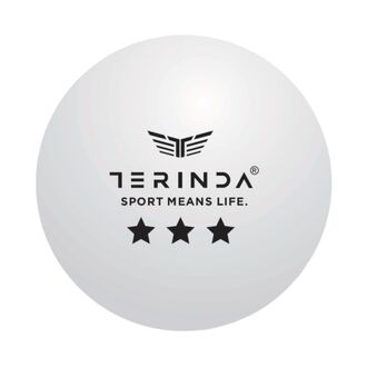 Loptice za stoni tenis Terinda Three star whi 6/1