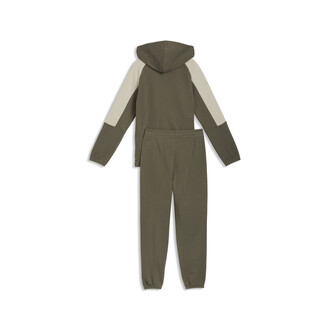 Dečija trenerka Puma Ess block hooded full-zip sweat suit tr b