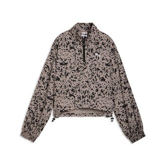 Ženski duks sa zipomPuma Ess graphic animal relaxed aop woven half-zip