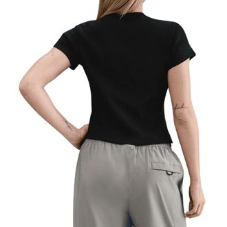 Ženska majica Nike W nsw rib tght ss tee