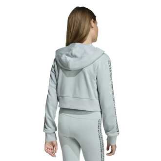 Dečiji duks sa zipom i kapuljačom adidas Jg an 3s ft fz