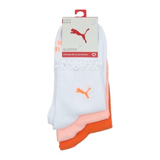 Ženske čarape Puma Women Ruffle Quarter 3P