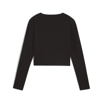 Ženski duks Puma Wardrobe ess longsleeve baby tee