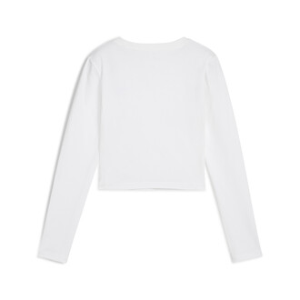 Ženski duks Puma Wardrobe ess longsleeve baby tee