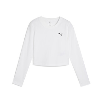 Ženski duks Puma Wardrobe ess longsleeve baby tee