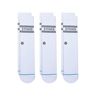 Unisex čarape Stance Basic 3 pack white l crew med