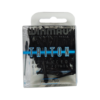 PIKADO PLASTIČNI VRHOVI WINMAU TRITON BLACK SOFTTIP POINTS