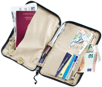 NOVČANIK DEUTER TRAVEL WALLET BLACK