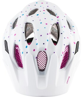 ALPINA Kaciga CARAPAX JR white polka dots 51/56