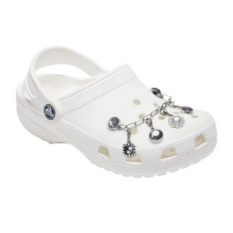 Bedž Crocs Silver adjustable charm chain