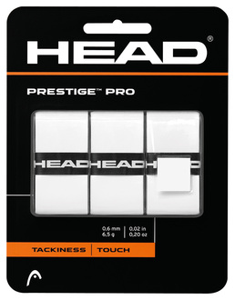 Grip za teniski reket HEAD PRESTIGE PRO OVERWRAP WHITE