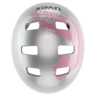 KACIGA UVEX KID 3 55-58 36 SILVER ROSE